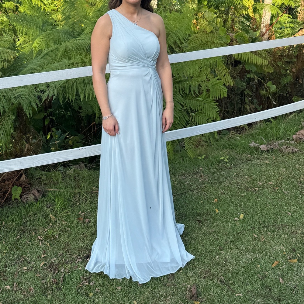 Azazie Brooke in Mist Mesh